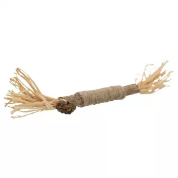 Caña para gatos Trixie TX-42435 Matatabi con borlas, madera 240 mm, material de yute