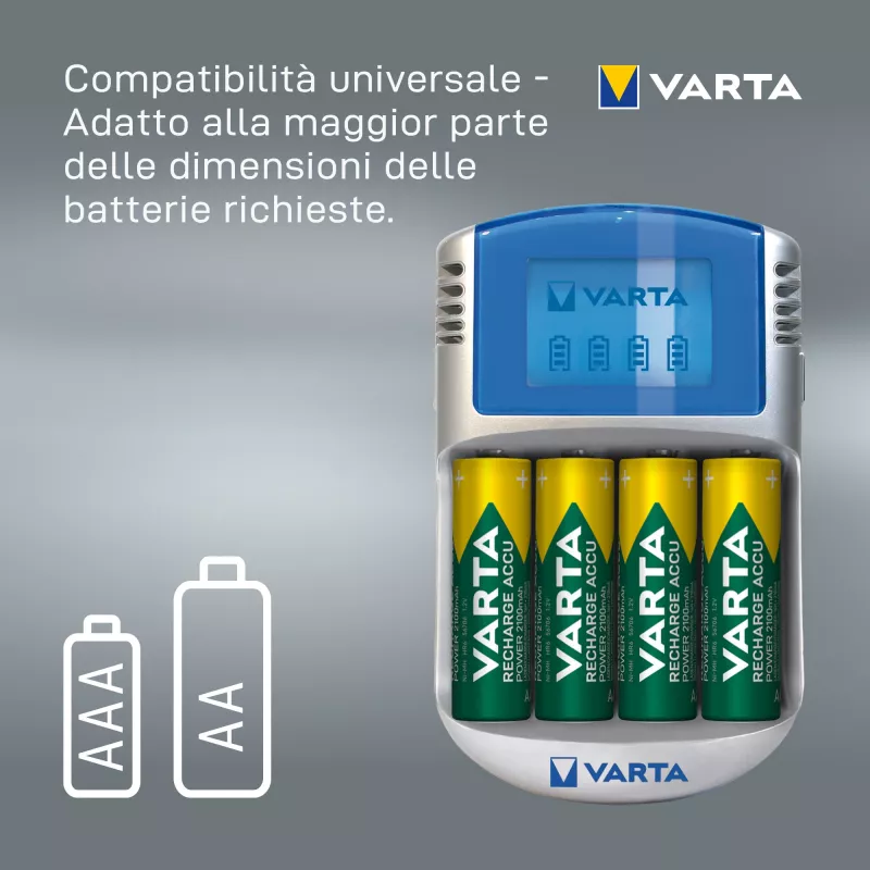 Cargador de baterías Varta POWERLCD