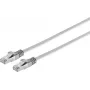 Cable Ethernet RJ45 plano ShiverPeaks Cat.7 delgado gris 15 m