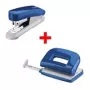 Set de perforadora y grapadora NOVUS E210 perforadora + E15 grapadora, azul