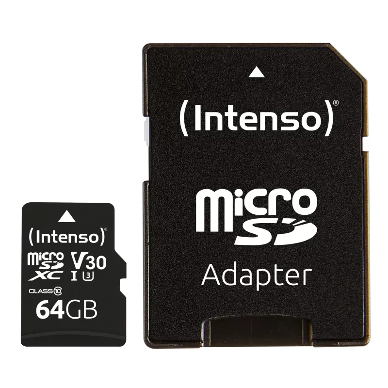 Tarjeta de memoria Intenso 64 GB MicroSDXC UHS-I Class 10 3433490