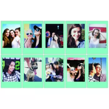 Fujifilm | Instax Mini | SKY BLUE FRAME (10pl) película instantánea | 54 x 86 mm