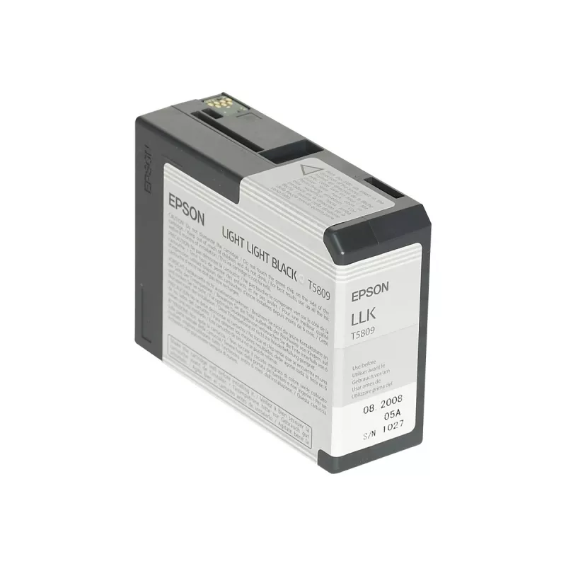 Epson Singlepack Light Light Black T580900, negro claro claro, tinta pigmentada, 80 ml, 1 unidad