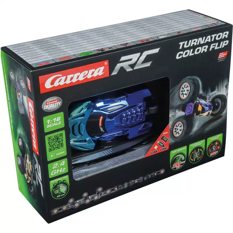 CARRERA RC Turnator Color Flip coche acrobático