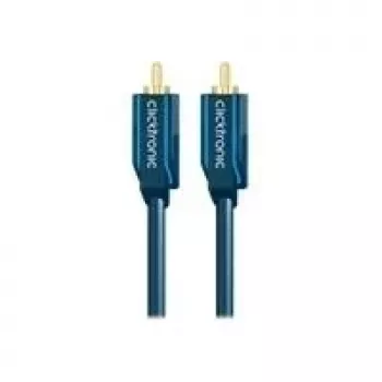 Cable de audio (conector RCA macho/conector RCA macho), 50 ohmios - 2,0 m Cable coaxial RCA para un sonido dinámico - Cable de audio (conector RCA macho/conector RCA macho), 75 ohmios