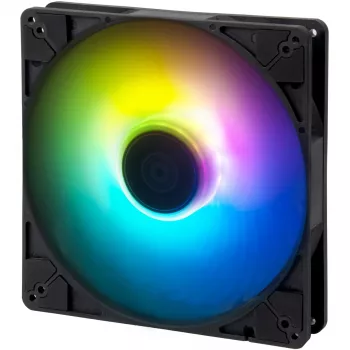 Ventilador de caja SilverStone Air Penetrator 184i ARGB 180mm - negro