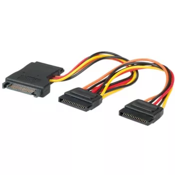 Cable de alimentación Y interno SATA a 3x SATA Secomp 11.03.1041