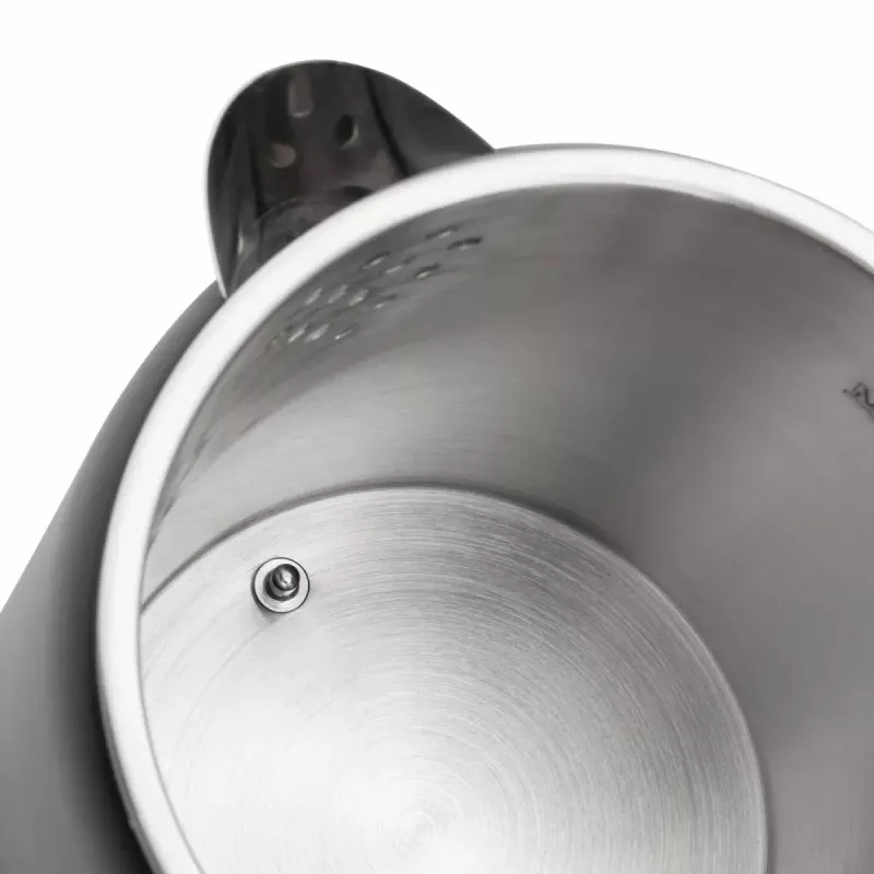 Jata JEHA1575 hervidor eléctrico, 1,7 l, 1500 W, 5 ajustes de temperatura, negro/acero inoxidable