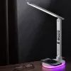 Lámpara de mesa Hawk HW-LAMP03 blanca RGB — lámpara de escritorio LED ajustable con iluminación RGB