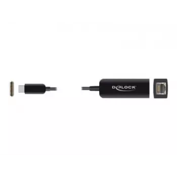 Adaptador USB Type-C macho a LAN 2,5 Gigabit compacto DeLOCK 66645