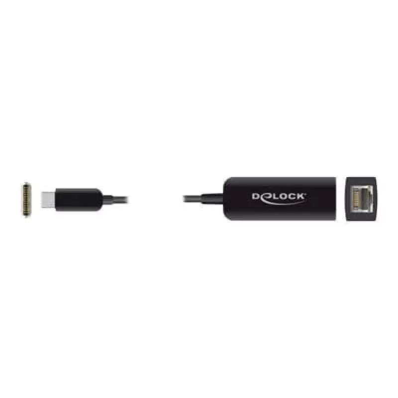 Adaptador USB Type-C macho a LAN 2,5 Gigabit compacto DeLOCK 66645