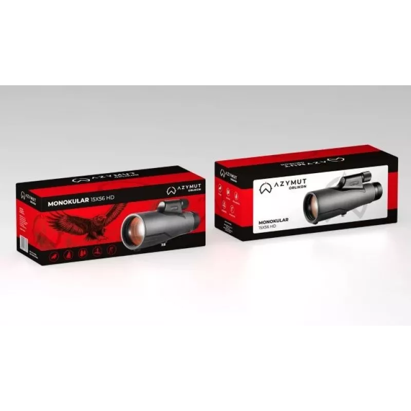 Monocular AZYMUT 15x56 HD Orlikon — aumento 15x, objetivo 56 mm