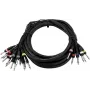 Multicore de audio Omnitronic 8xjack a 16xjack mono 15 m