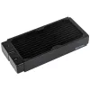 Alphacool 11992 - refrigerador líquido - acetal - acrílico - aluminio - latón - cobre - níquel - acero inoxidable - negro - transparente - 1/4 - 60 °C - 0,8 bar (11992)