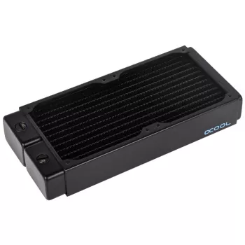 Alphacool 11992 - refrigerador líquido - acetal - acrílico - aluminio - latón - cobre - níquel - acero inoxidable - negro - transparente - 1/4 - 60 °C - 0,8 bar (11992)