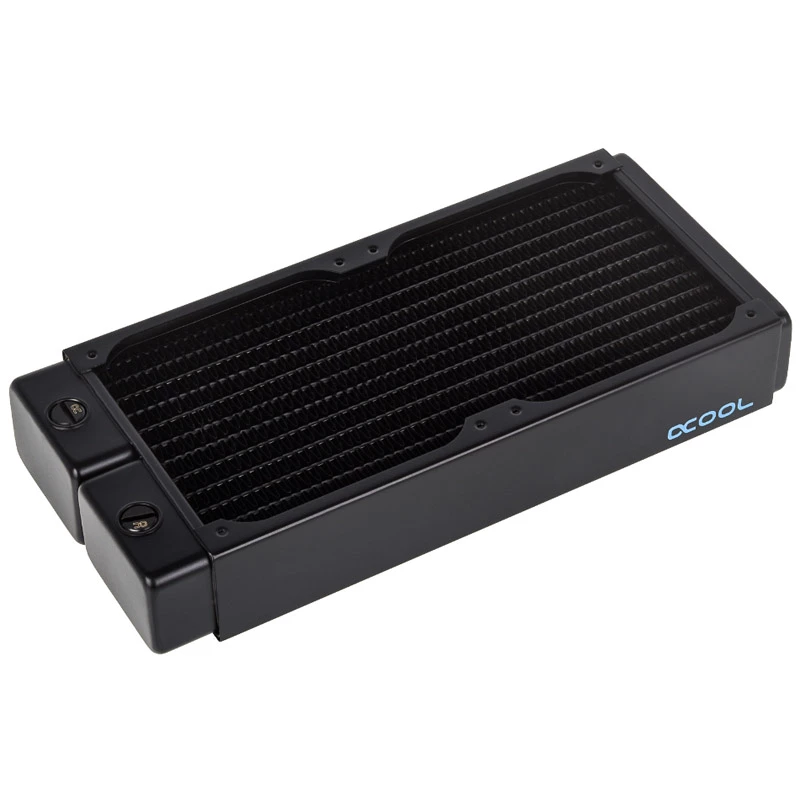 Alphacool 11992 - refrigerador líquido - acetal - acrílico - aluminio - latón - cobre - níquel - acero inoxidable - negro - transparente - 1/4 - 60 °C - 0,8 bar (11992)
