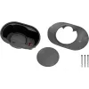 Caja enterrada AquaPrecise (bajo suelo), carcasa negra, para sistema de riego AquaPrecise