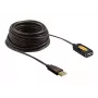 Cable USB DeLOCK 82446 USB 2.0 10 m Negro