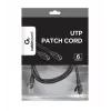 Cable de red Gembird PP6U-1M RJ-45 Cat6 1m negro