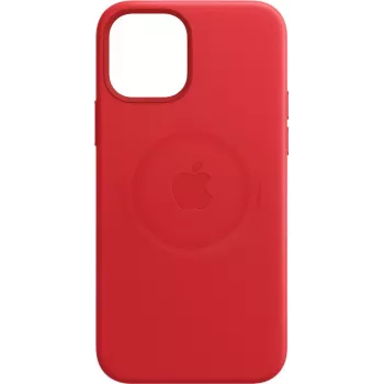 Apple - (PRODUCT) rojo - funda para móvil - con MagSafe - piel - rojo - para iPhone 12 Pro Max (MHKJ3ZM/A)
