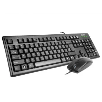 A4Tech KM-72620D - Conjunto de teclado y ratón - USB - US - negro