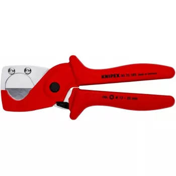 Knipex 90 25 185 - Cortatubos - Acero inoxidable - Plástico - Rojo - 1,2 cm - 18,5 cm (90 25 185)
