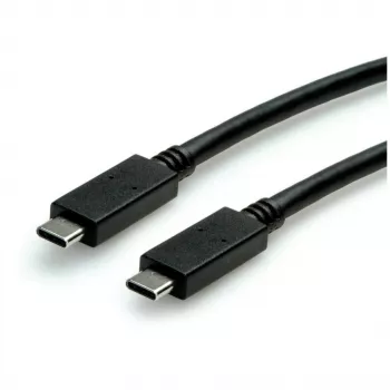 Cable USB ROLINE 11.02.9056 0,5 m USB 3.2 Gen 2 10 Gbit/s USB C negro