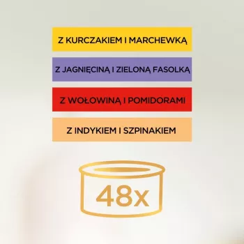 Comida húmeda en sobre para gatos Purina Gourmet Gold Savoury Cake Mix 48×85 g, gatos adultos, 74 % humedad, 17 % proteína