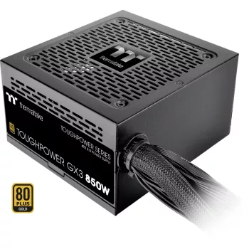 Thermaltake ToughPower GX3 - Fuente de alimentación (interna) - ATX12V 3.0 - EPS12V - 80 PLUS Gold - AC 100-240 V - 850 Watt - Negra (PS-TPD-0850NNFAGE-3)