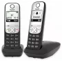 Gigaset A690 Duo Teléfono analógico Identificador de llamadas Negro, Plata