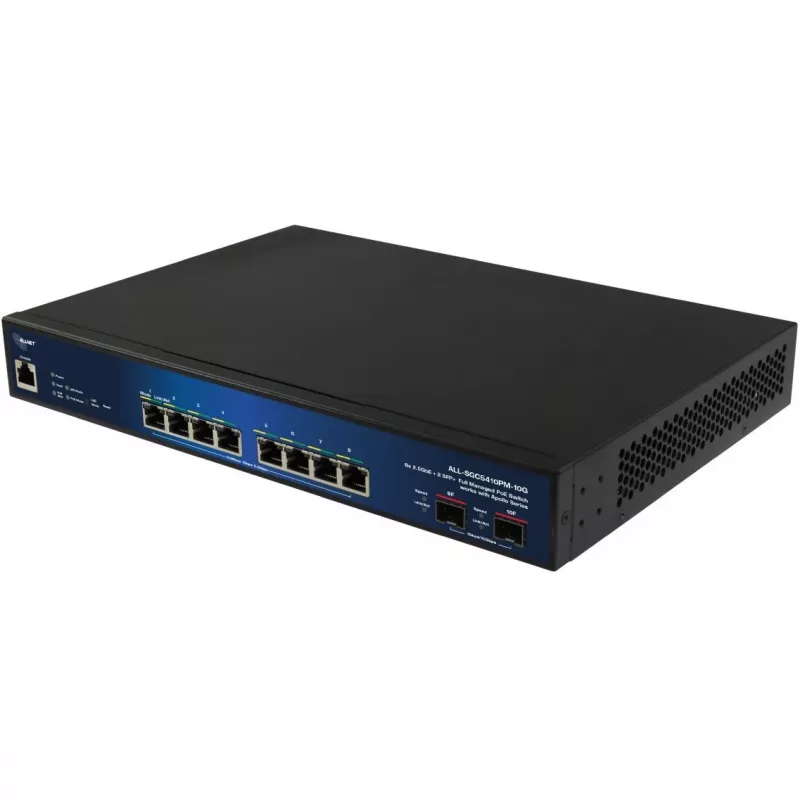 ALLNET Apollo full managed Layer2+ 10Puertos• 8x 2.5GB• PoE Budget 240W• at• 2x - Router - WLAN (ALL-SGC5410PM-10G)
