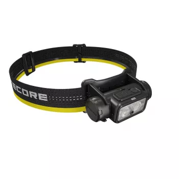 Linterna frontal Nitecore NU50 negra amarilla LED impermeable antichoque