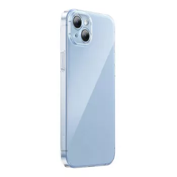 Funda protectora Baseus Crystal Series para iPhone 14 Plus con parte trasera de cristal templado