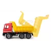 Camión volquete de juguete Lena Actros 62 cm single brown cart