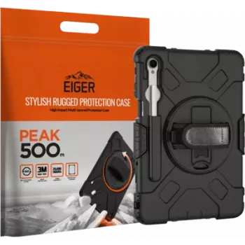 Funda para tablet Eiger Peak para Samsung Tab S11 — resistencia al agua de 500 m, negra