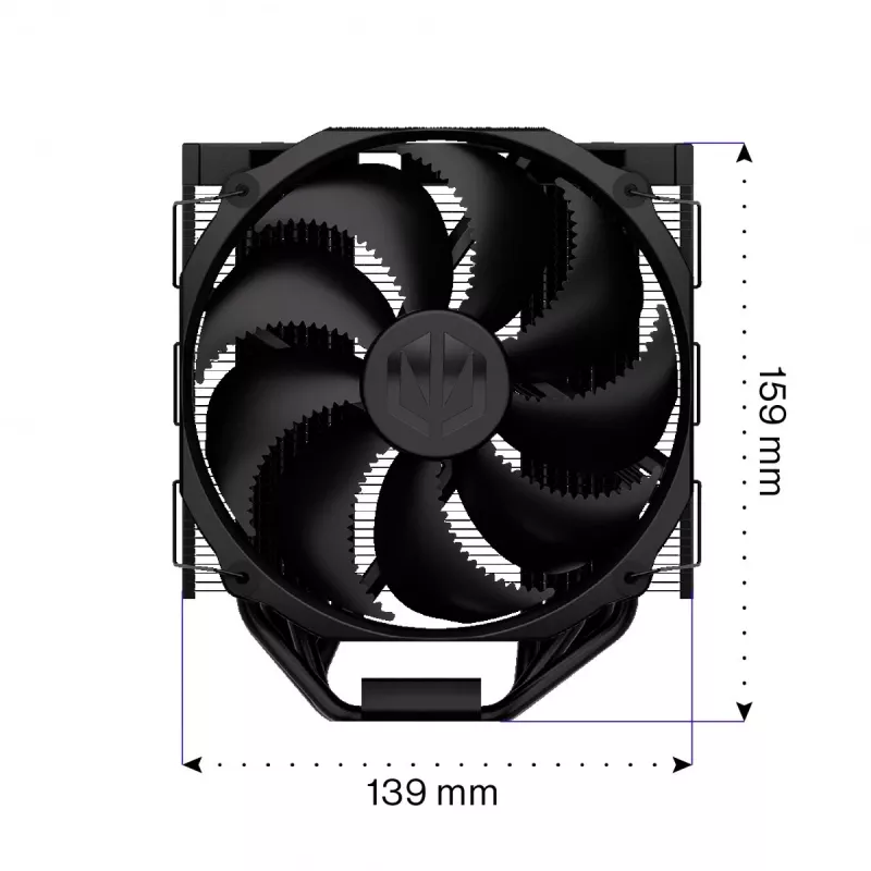 Disipador de CPU Endorfa Fortis 5 negro