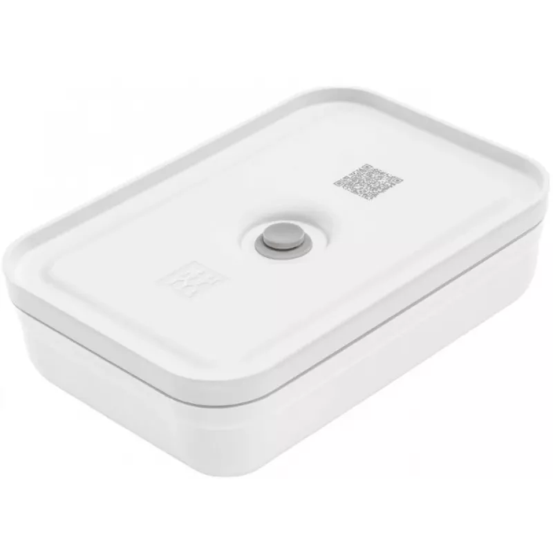 Fiambrera ZWILLING FRESH & SAVE 1 l, plástico con junta de silicona, gris/blanco