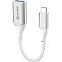 Alogic Super Ultra - Adaptador USB - USB-C de 24 pines (M) a USB Type-A (H) - USB 3.1 Gen 1 - 3 A - 15 cm - Plata (ULCAA-SLV)