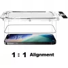 Nevox NEVOGLASS 3D 2550 protector de pantalla de cristal para iPhone 17 Air, con Easy App, transparente