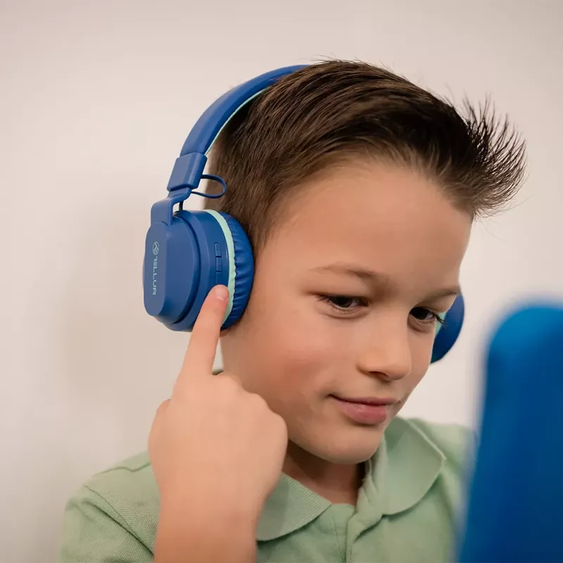 Auriculares Tellur Buddy Bluetooth Over-Ear Azul
