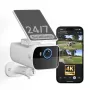 Safemo SC1 SolarCam, vídeo 4K UHD, zoom 8×, visión 132°, visión nocturna, Wi-Fi 2,4 GHz, 1,5 W solar, blanco