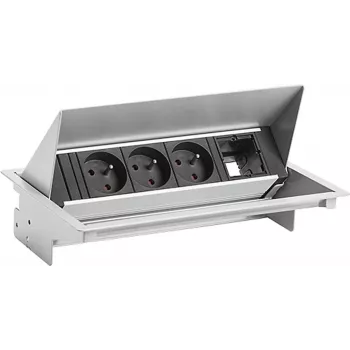 Set de alimentación Bachmann 900.401 — 3×U/TE, 1×C/M módulo para distribución de corriente