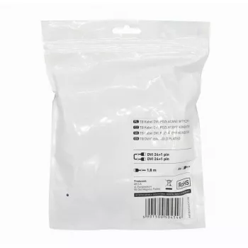 Cable TB MM DVI 24 + 1 de 1,8 m, negro, dorado (AKTBXVD24DVI18B)