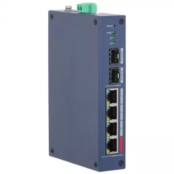 Switch PoE industrial DAHUA CHS4206-4ET-90 4 puertos PoE