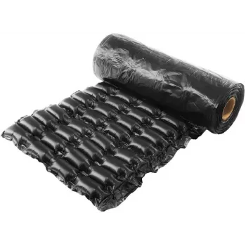 Rollo de film de burbujas Bublaki B4025, 4 filas, 40 x 25 cm, 300 m, negro