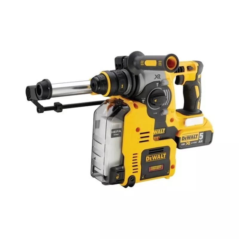 Martillo combinado a batería DeWALT DCH275P2, 18 voltios, martillo perforador 1100 rpm SDS Plus
