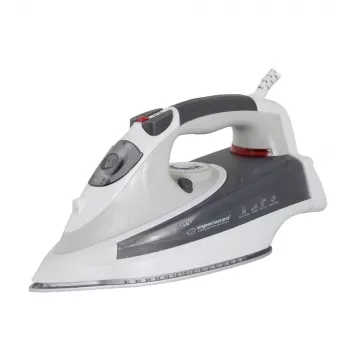 Plancha de vapor ESPERANZA CHINO EHI009 – Vapor y seco, depósito 0,3 l, suela cerámica, 220–240 V, 50–60 Hz, cable 1,5 m