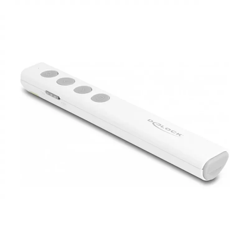 DeLOCK presentador láser USB blanco inalámbrico con receptor USB RF Nano