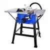 Sierra de mesa Scheppach HS100S Special Edition — 2000 W, hoja de sierra de 250 mm, profundidad de corte 85 mm, inglete 0–45°, soporte plegable