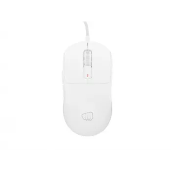 Ratón gaming Fury Tanto T4 — 12000 DPI, RGB, blanco, USB